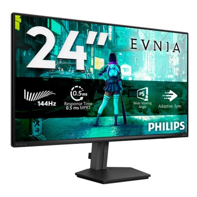 Philips Evnia 24M2N3200NF - 24 Inch Full HD Gaming Monitor, 144 Hz, 4 ms, FreeSync, G-Sync comp. 1920x1080, HDMI 2.0 - Amazon