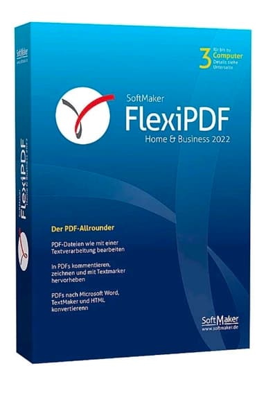 FlexiPDF Standard 2022 Full Version Free (Licensed for 3 PCs per Home or 1 Business PC) w/code - Softmaker