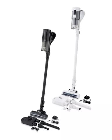 Ambiano Cordless Cyclonic Stick Vacuum Cleaner - Black or White - Aldi