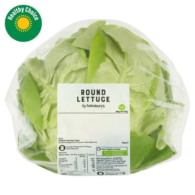 Sainsbury's Lettuce, Round / Sainsbury's Sweet Gem Lettuce x2-£0.85 ( Nectar Price) - Sainsbury's