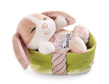 NICI Cuddly Toy Rabbit Cappuccino 12 cm - Soft Plush Toy Cute Plush Toy in Basket - Amazon
