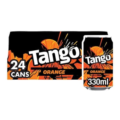 Tango Orange Soft Drink - 330ml (Pack of 24) - Amazon
