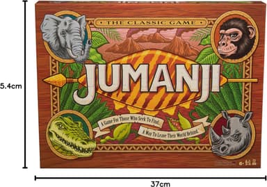 Jumanji The Game, The Classic Adventure Board Game - Like New, Sold by Amazon Resale - Amazon