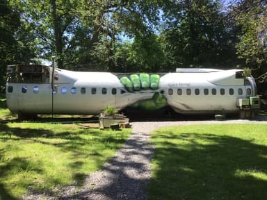1 Night Stay on a Plane with Hot Tub via Airbnb | Somerset | 4 People | e.g 13 Sept 2026 - September-December Dates - Holiday Pirates