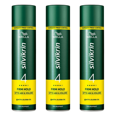 3 x Wella Silvikrin Classic Hairspray Firm Hold, 75ml (S&S £2.77) - Amazon