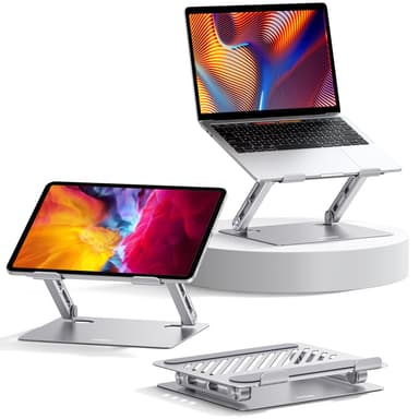 UGREEN Laptop Stand & Aluminum Adjustable Laptop Riser with Heat-Vent ( Foldable / MacBook / Surface Laptop ) w/voucher@UGREEN/FBA - Amazon