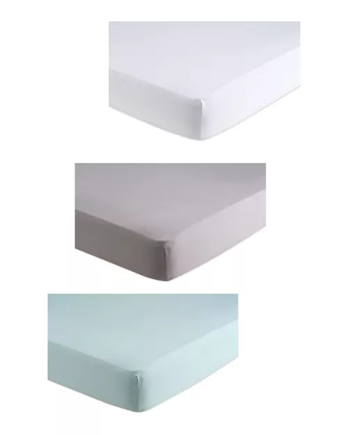 Kirkton House Double Fitted Sheet / King £3.99 - Grey, White, Green or Dark Grey colours - Aldi