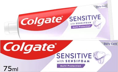 Colgate Sensitive with Sensifoam Multi Protection Toothpaste 75ml - Fluoride Toothpaste - Cavity Protection - £1.31 S&S + W/Voucher - Amazon
