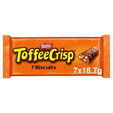 Toffee Crisp Chocolate Biscuit Bars Multipack - (7 x 18.7g) 95p / 85p on S&S - Amazon