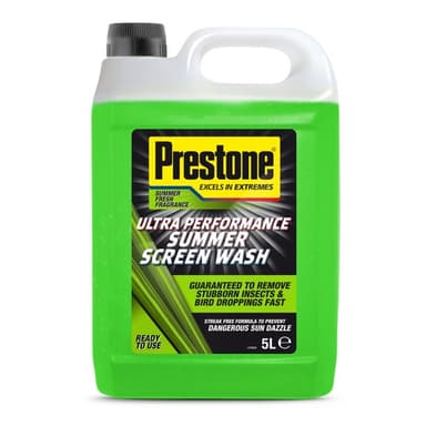 Prestone Ultra Performance Summer Screen Wash, 5L - Morrisons
