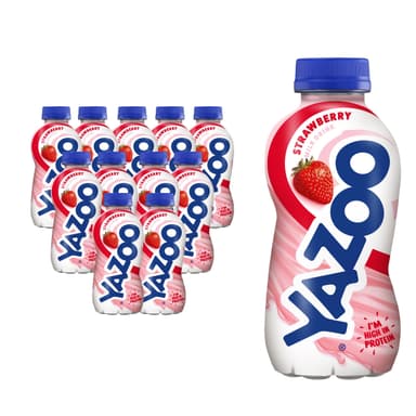 YAZOO Strawberry Milkshake Milk Drink, 300 ml (Pack of 12) | Subscribe & Save £5.03 - Amazon