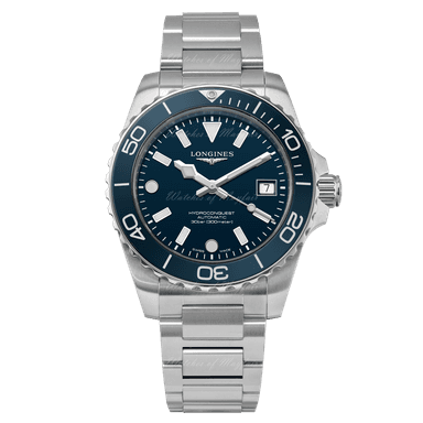 Longines HydroConquest Automatic Watch 39 mm (L3.779.4.96.6) 5Yrs Warranty (Potential £1412 w/Signup Newsletter) - Watches Of Mayfair