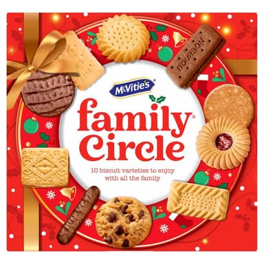 McVitie's Family Circle Biscuit Assortment, Festive Selection Box, 400 g - Amazon