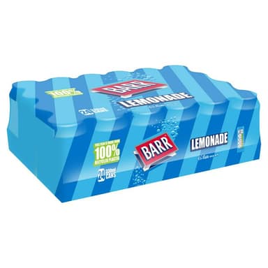 Barr 24 x 330ml Lemonade Flavoured Fizzy Drink Cans - Instore Berryden - Sainsbury's