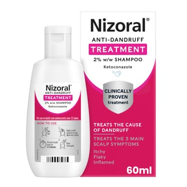 Nizoral Anti-Dandruff Treatment Shampoo with Ketoconazole 60ml - Amazon