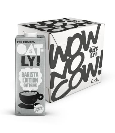 Oatly Barista Oat Drink, Long Life, 6x1Litre - Amazon