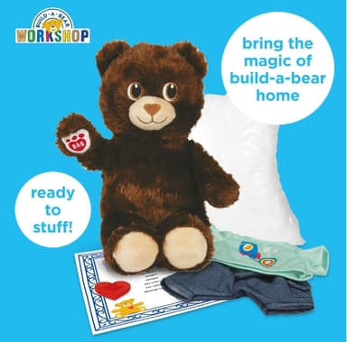 Build A Bear Furtastic Bear & Outfit Pack (Bear Toy £7) - Includes Heart and Birth Certificate - Free C&C - Argos