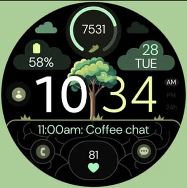 Digital Tree v3 Watch Face by Monkey's Dream - Google Play