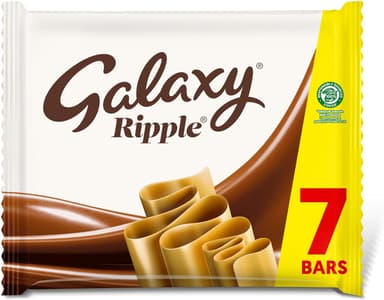 Galaxy Ripple Milk Chocolate Bars Multipack 7 x 30g - £2.12 / £2.01 S&S - Amazon