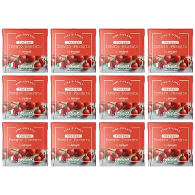 by Amazon Tomato Passata, 500g, Pack of 12 / £4.29 / £3.86 S&S - Amazon