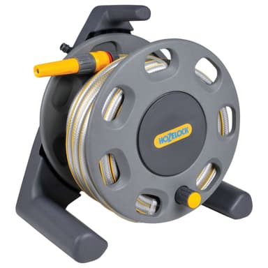 Hozelock 2412 Compact Reel with Hose Pipe - 25m (Free C&C) - Wickes