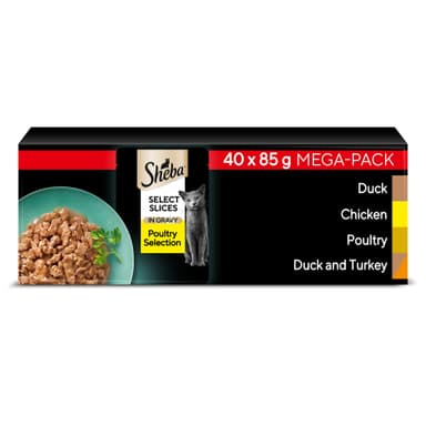 Sheba select wet cat food 40*85g or £12.64-£9.82 with S&S - Amazon