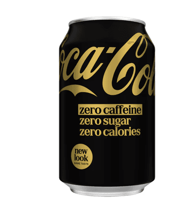 Free sample caffeine free coca cola zero 330ml (When you spend £50+) - Tesco