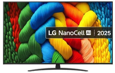 LG 65NANO81A6A 65" NanoCell 4K TV, 2025, 1 Year Warranty With BLC or £313.58 With HSD/Totum/Unidays/EPP - LG Electronics