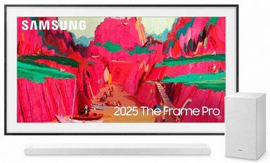 Samsung 65" The Frame Pro LS03WF, NQ4 AI Gen3 Processor, NEO QLED + Free S701D Soundbar / Subwoofer Via EPP / Student - Samsung