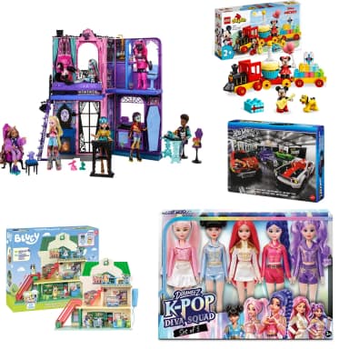 Toy Sale with New Lines added from Disney, Bluey Barbie, Hot Wheels + more eg Bluey Supermarket Playset with Exclusive Figures. Free C&C - George At ASDA