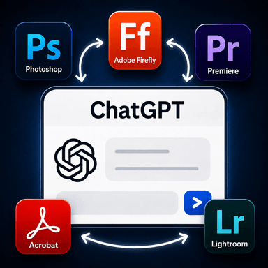 ChatGPT Includes Free Access to 70+ Adobe Tools For All Users | Photoshop, Premiere, Acrobat, Lightroom & More (No Subscription Required) - ChatGPT