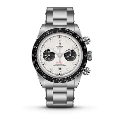 Tudor Black Bay Chrono White Panda Dial 41mm Automatic Watch EX-Display M79360N-0002 - Michael Spiers