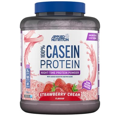 3x 1.8kg Applied Nutrition Casein Protein Powder (Strawberry Cream) - 3 for 2 (£69.67 for 5.4kg with full S&S discount) - Amazon