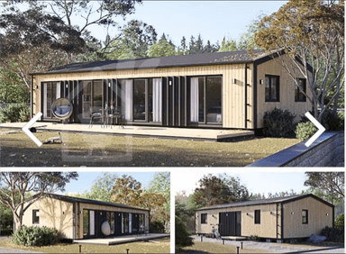 Insulated Granny Annexe , Double Glazing, NICOLE M (44 mm + Cladding), 12.7x6.2 m (42'x20'), 68 m² (UK Mainland) - Quick Garden