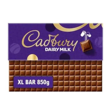 Cadbury Dairy Milk Chocolate Gift Bar 850g - Amazon