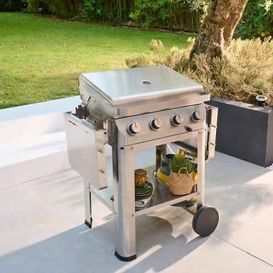 GoodHome Powell Stainless Steel 4 Burner Gas BBQ - With B&Q Member Price Free To Join - Free C&C - B&Q