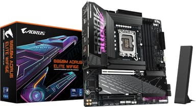 GIGABYTE B860M AORUS ELITE WIFI6E Motherboard - Intel Core Ultra Series CPUs, 12+1+2+1 Phases VRM, up to 9200MHz - Amazon