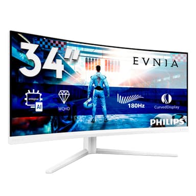 Philips Evnia 34M2C5501A - 34 inch WQHD Curved Gaming Monitor - Sold and Despatched by DISCOUNT-DIRECT - Amazon