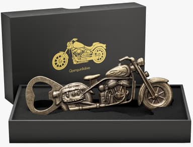 QpenguinBabies Motorbike Beer Bottle Opener With Presentation Box - Sold By Owlbbabies/FBA - Amazon