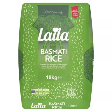 Laila Rice Basmati 10kg £12.50, Kohinoor Gold Rice 10kg £16, KTC Vegetable Oil and more - ASDA Groceries