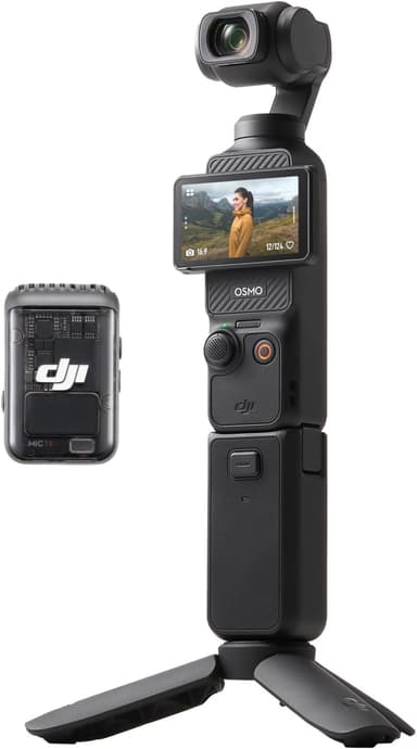 DJI Osmo Pocket 3 Creator Combo, Vlogging Camera With 1" CMOS & 4K/120fps - Like New - Discount at Checkout - Sold by Amazon Resale - Amazon