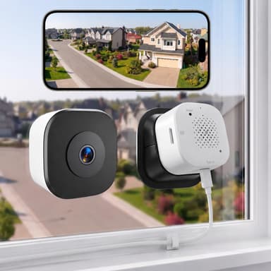 Elelink 2K SafeView Window Dual Band WiFi Security Camera - Anti-Glare & Anti-Reflection (w/Voucher) Sold by Elelink, FBA - Amazon