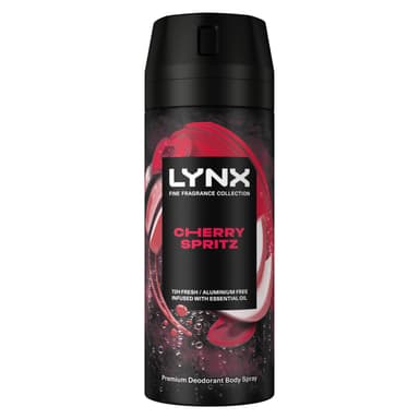 Lynx Fine Fragrance Collection Cherry Spritz Premium Body Spray 150ml £1.80/£1.46 S&S - With Applied Voucher - Amazon