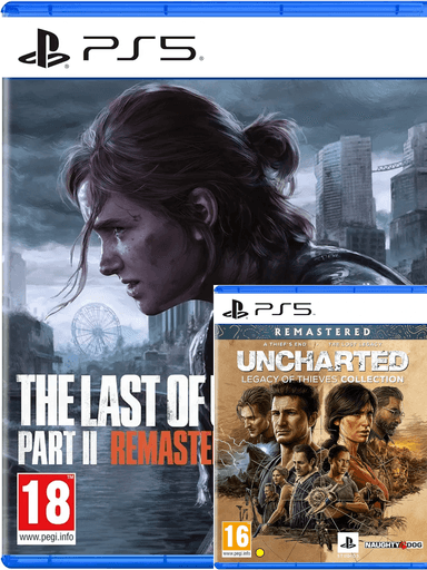 The Last Of Us Part II Remastered (PS5) // or UNCHARTED: Legacy of Thieves Collection (PS5) - £16.99 - PEGI 18 - Amazon
