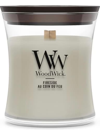 WoodWick Scented Candle with Crackling Wick | Fireside Mini Hourglass Candle - £5.22 / £4.67 S&S - Amazon