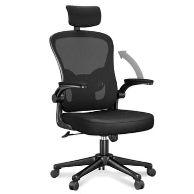 Office Desk Chair Armrest High Back Ergonomic Computer Chair @ Bigzzia Outdoor Furniture [UK Stock] - AliExpress