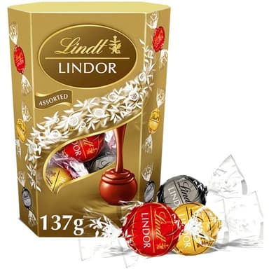Lindt Lindor Assorted Truffles 137g (10 Truffles) - Heron Foods