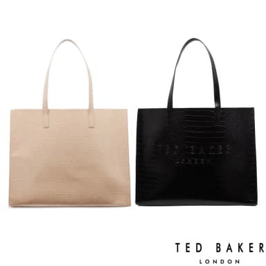 Ted Baker Croc Texture Icon Tote Bag - Instore - Costco