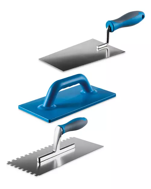 Workzone Decorating Tools - Serrated/Swiss/Tyrolean Trowel, Rubbing Board Or 3 Spatulas - Aldi