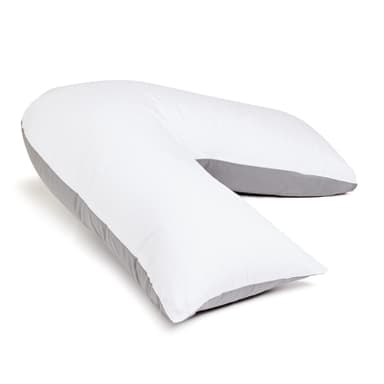 Large V Pillow with 2 Tone Pillowcase Extra Filled Cushioning Support for Head, Neck & Back – Non Allergenic sold by CnA Stores LTD FBA - Amazon
